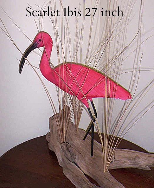 Scarlet Ibis statue