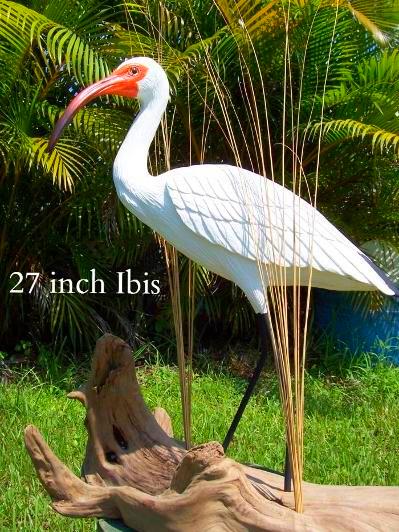 Ibis sculpture by Rod Becklund