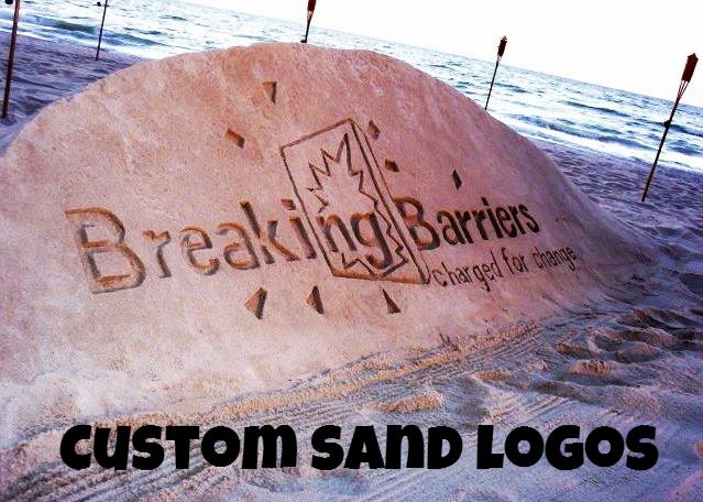 Sand sculpture logo